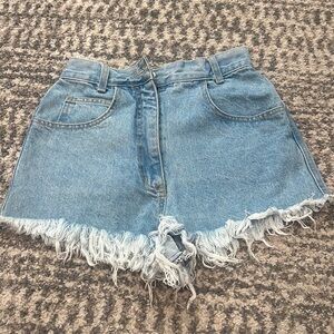 Vintage 90s jean shorts size 7